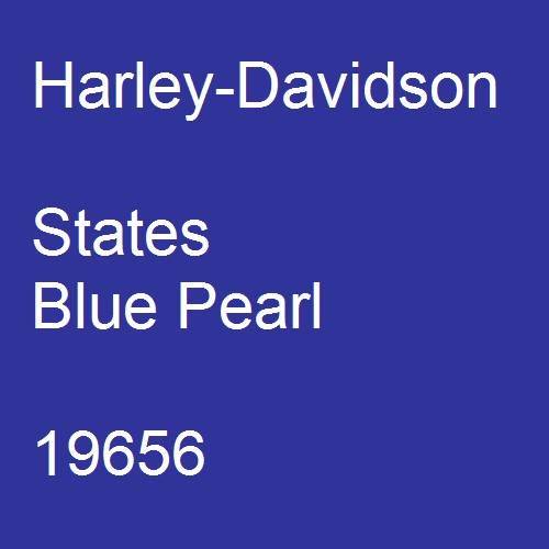 Harley-Davidson, States Blue Pearl, 19656.